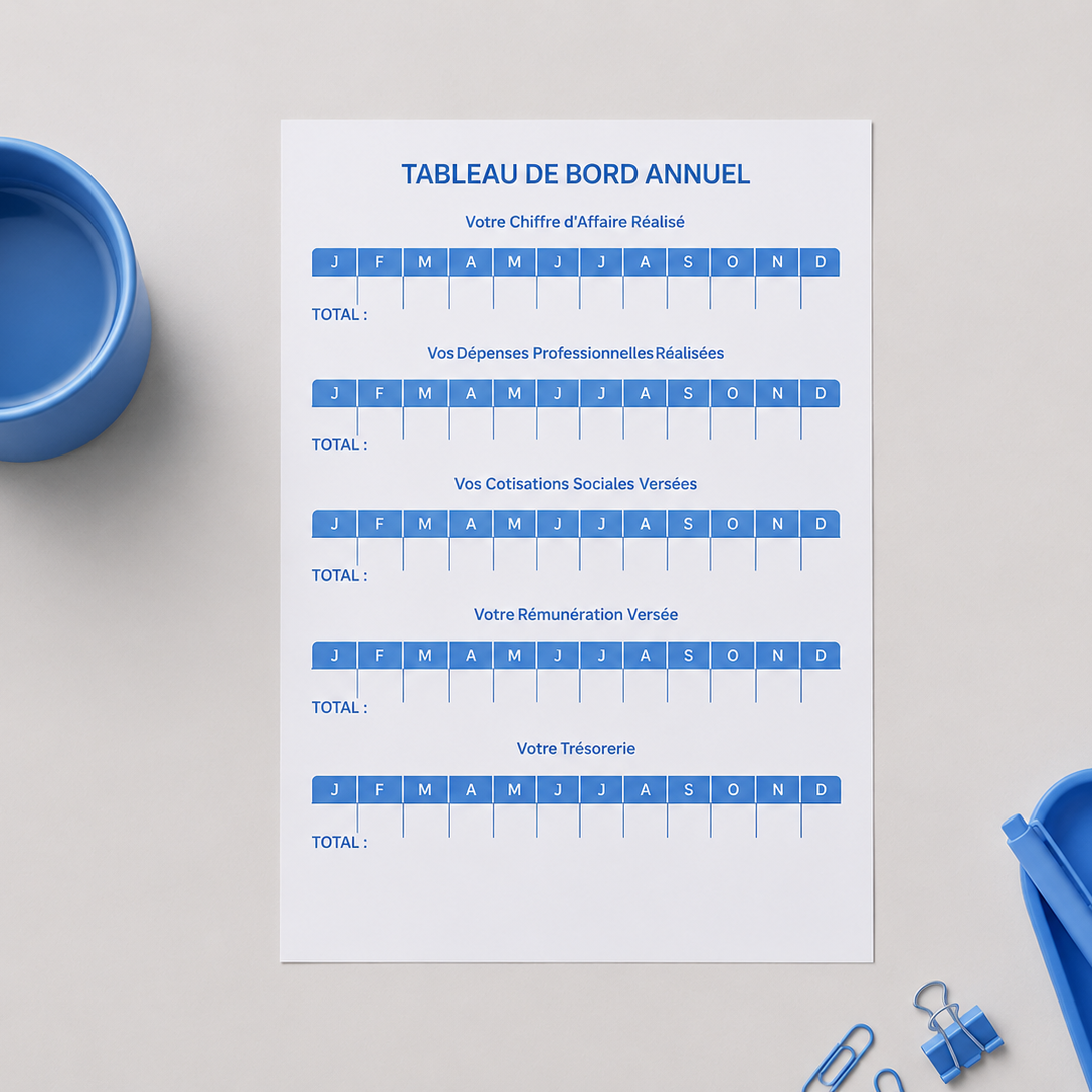 Tableau de Bord Annuel - Pilotage de Votre Activité